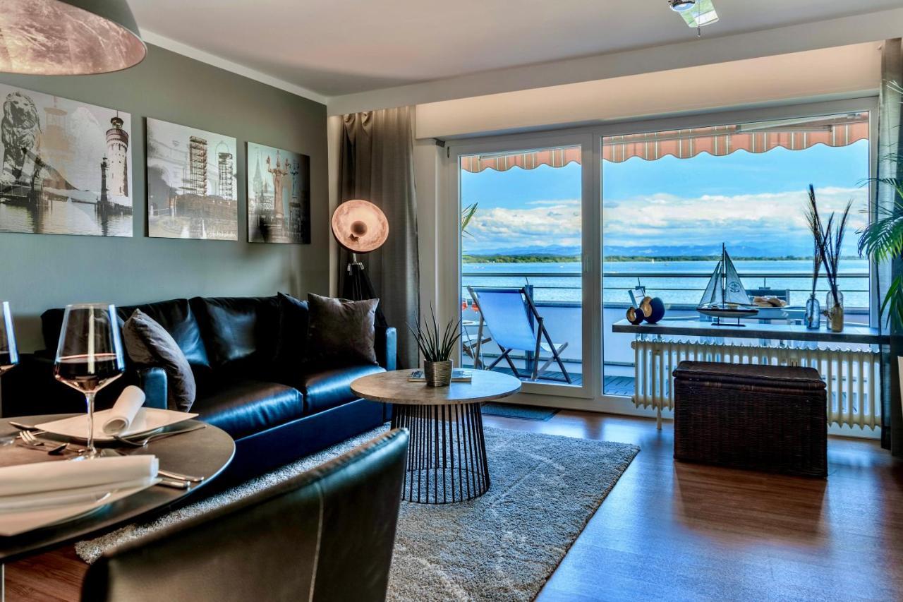 Apartment Lakeside direkt am Bodensee mit Privatstrand, atemberaubender Seesicht und Parkplatz FDH Exterior foto