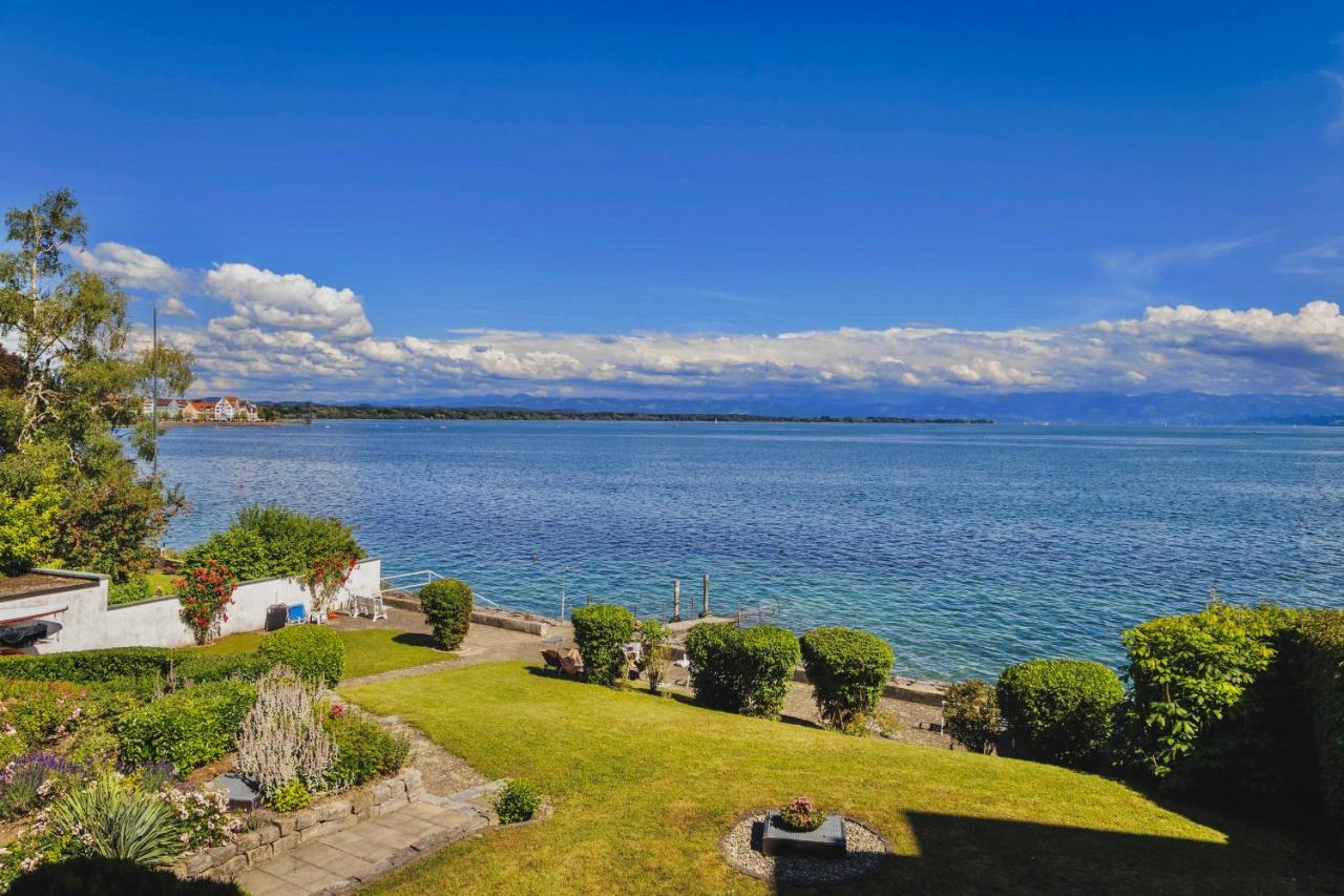 Apartment Lakeside direkt am Bodensee mit Privatstrand, atemberaubender Seesicht und Parkplatz FDH Exterior foto