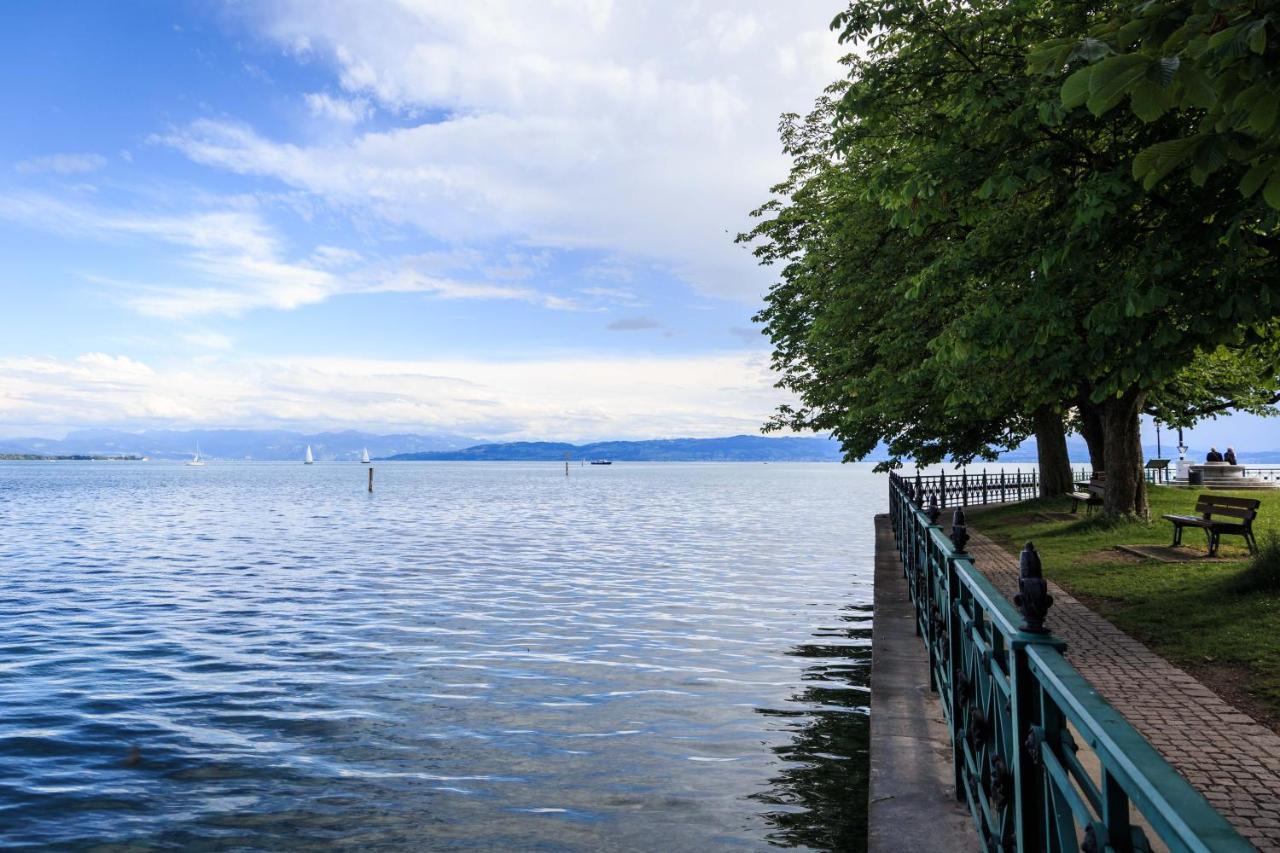 Apartment Lakeside direkt am Bodensee mit Privatstrand, atemberaubender Seesicht und Parkplatz FDH Exterior foto