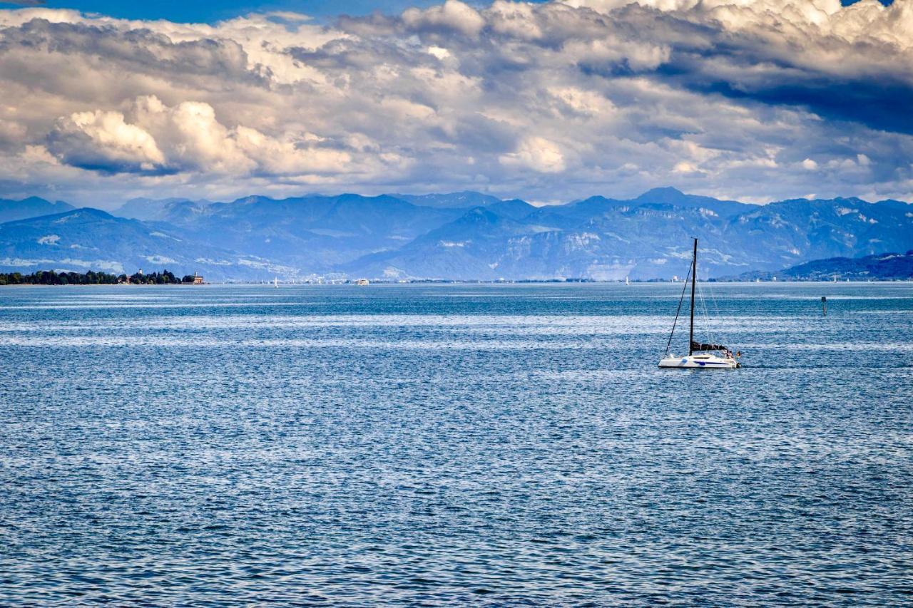 Apartment Lakeside direkt am Bodensee mit Privatstrand, atemberaubender Seesicht und Parkplatz FDH Exterior foto