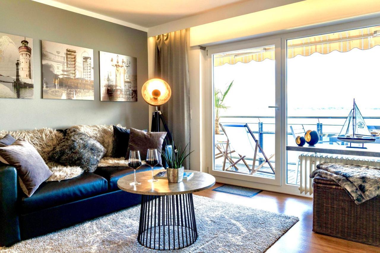 Apartment Lakeside direkt am Bodensee mit Privatstrand, atemberaubender Seesicht und Parkplatz FDH Exterior foto